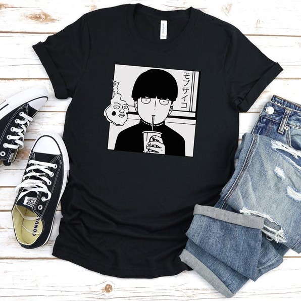 เสื้อยืด Mob Psycho 100 Shirt, ,Mob Psycho Shirt,Reigen,Japanese Shirt,Unisex