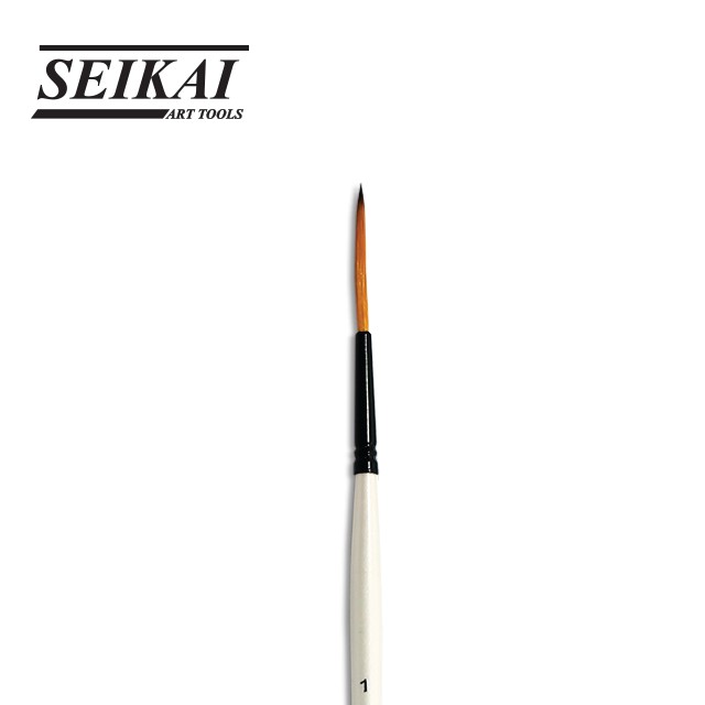 Seikai พู่กันแปรงยาว No.1 - 3 (SCIRPT LINER) 1 ด้าม