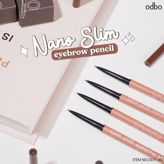 องแท้·ส่งด่วน·ถูก♦️Odbo Nano Slim Eyebrow Pencil #OD7-101 : โอดีบีโอ นาโน สลิม อายบราว เพ็นซิล x 1 ชิ้น dayse