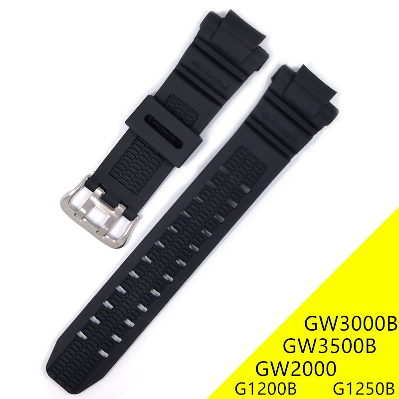 CASIO สายนาฬิกาข้อมือหนัง Pu กันน้ําสําหรับ Casio G - Shock Gw 2000 Gw 3000 B Gw 3500 B G 1200 B G1250 B