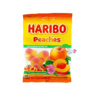 Haribo Peaches 80g ฮาริโบ รสพีช