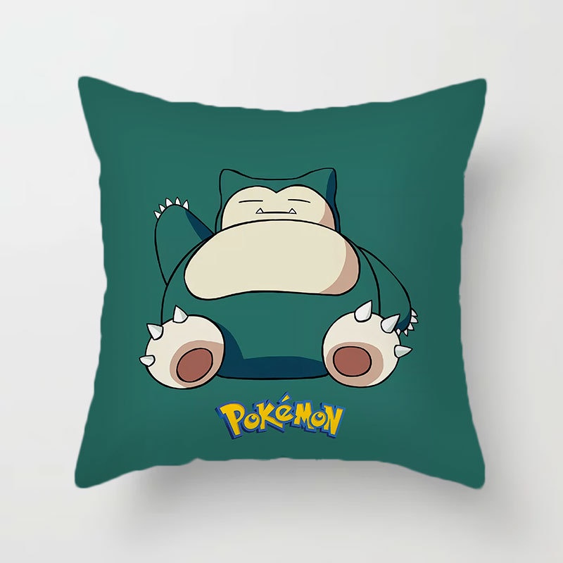 Psyduck ปลอกหมอนการ์ตูนหมอนโซฟารถบ้าน Plush Cover ของขวัญของเล่น 45x45 ซม.