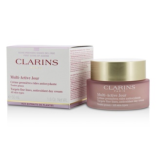 CLARINS Multi-Active Day Targets Fine Lines Antioxidant Day Cream - สำหรับทุกสภาพผิว - 50ml/1.6oz