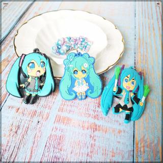 ❀ พวงกุญแจ PVC รูปซากุระหิมะ Hatsune Miku ❀ พวงกุญแจ จี้การ์ตูนอนิเมะ แฟชั่น