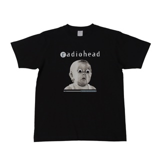 เสื้อยืดแขนสั้น ผ้าฝ้าย ทรงหลวม ลาย Radiohead OASIS OASIS BLUR สีดํา สําหรับเด็ก