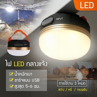 พร้อมส่ง ไฟ LED ทรงซาลาเปา ไฟซาลาเปา ไฟเต้นท์ LED ขนาดพกพา มีเก็บปลายทาง ส่งไว 1-3 วัน