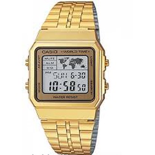 CASIO รุ่น A500WGA-9D DATABANK World time Lady Watch