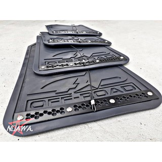 บังโคลนรถยนต์ 4WD Off-Road Mud flaps Black Edition.