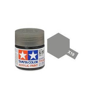 สีสูตรน้ำ TAMIYA X-19 Smoke (10 ml)