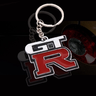 Car Styling Auto Keyring Keychain Metal Key Ring Key Chain Case For Nissan GTR Skyline Kawasaki R32 R34 Car Accessories