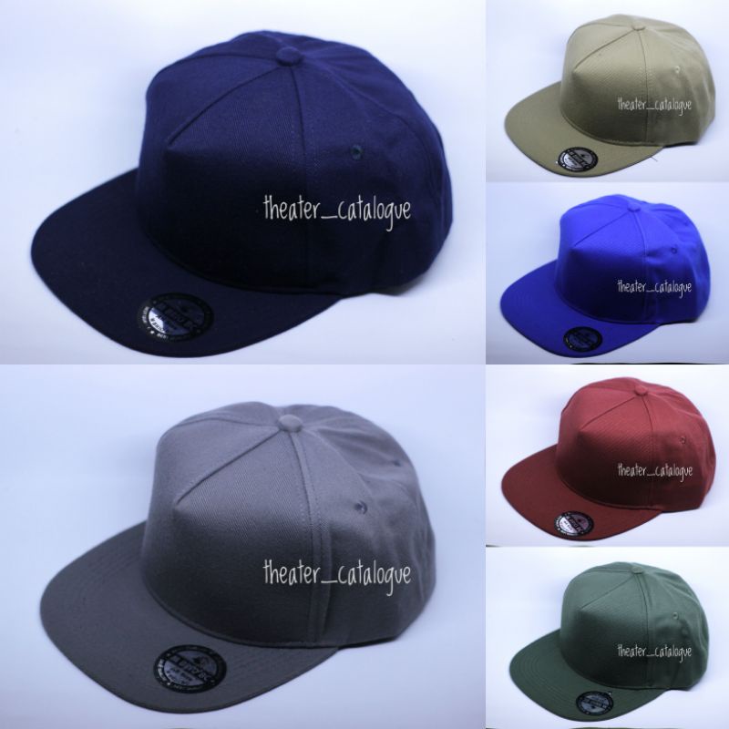หมวก SNAPBACK ธรรมดา | PLAIN SNAPBACK DISTRO HAT | หมวก HIP HOP SNAPBACK ราคา ถูกที่สุด ดีลบีเคเค