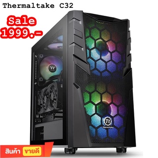 💥ลดล้างสต็อค💥เคสคอมพิวเตอร์ ThermalTake Commander C32 TG ARGB (Black)