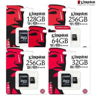 Kingston 32 gb 64gb 128 GB 256 GB Micro SD Class 10 80 MB / s C 10