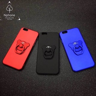 เคสนิ่ม พร้อมiring สีเรียบ เนื้อด้าน #iPhone 5-6-6plus-7-7plus #samsung J2-J2prime-j7-j710-J7prime #oppo A59-A37-V5-y53