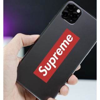 STICKER SUPREME เนื้อ PVC PREMIUM SIZE 9x2.5cm ดีที่สุดถูกที่สุดตอนนี้ พร้อมส่ง