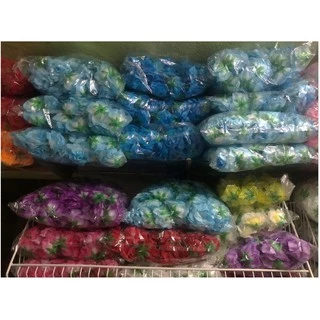 หัวดอกกุหลาบ 100 ดอก ดอกไม้ปลอมดอกไม้ประดิษฐ์ ตกแต่งบ้านตกแต่งคาเฟ่ตกแต่ง Flowers