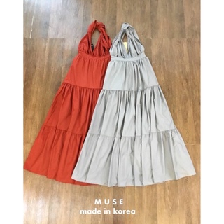 dress สีเทาสุดสวย free size ใส่ได้ทุกsize