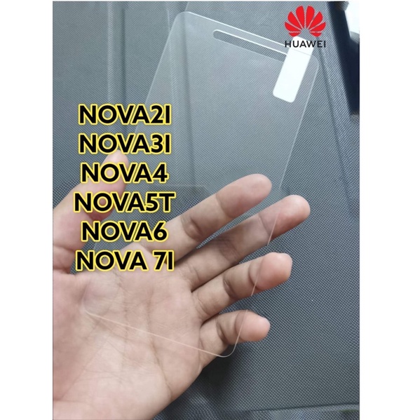 ฟิล์มกระจกแบบใส ไม่เต็มจอ รุ่น HUAWEI Nova2i/Nova3i/Nova4/Nova5T/Nova6/Nova7i