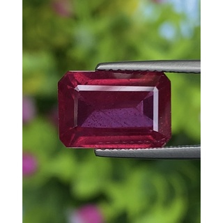 พลอย ทับทิม Ruby sapphire 6.85 กะรัต (Cts.) พลอยแท้ อัญมณีมงคลประจําวันเกิด