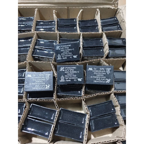 คาปาซิเตอร์  2/400V 50/60 Hz แบบขาเสียบปริ้น SK