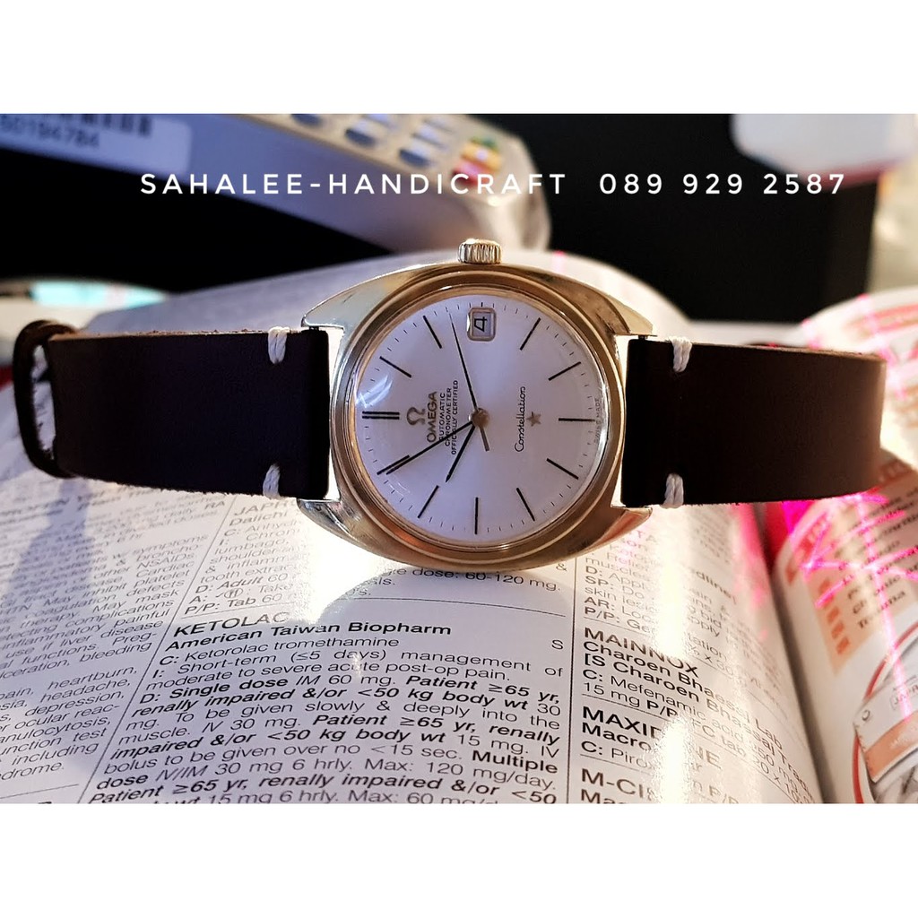 Vintage Omega Constaillation Gold Cap On Stanless Date Cal.561 ขายนาฬิกาโอเมก้า หอดูดาว ทองหุ้ม