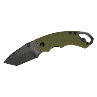 มีดพับ Kershaw Shuffle II Folding Knife BlackWashed Tanto Blade, OD Green Handles (8750TOLBW)