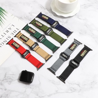 สายนาฬิกาข้อมือไนล่อน สําหรับ iwatch band 7 41 45 มม. iwatch Series 6 5 4 3 2 38 42 44 มม. 40 มม. SE UAG Sport Strap Watch band