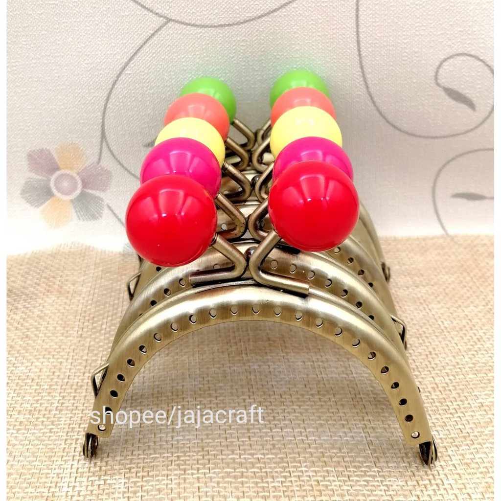 ปากปิ๊กแป๊กโค้งหัวลูกปัด ขนาด 8.5 cm.