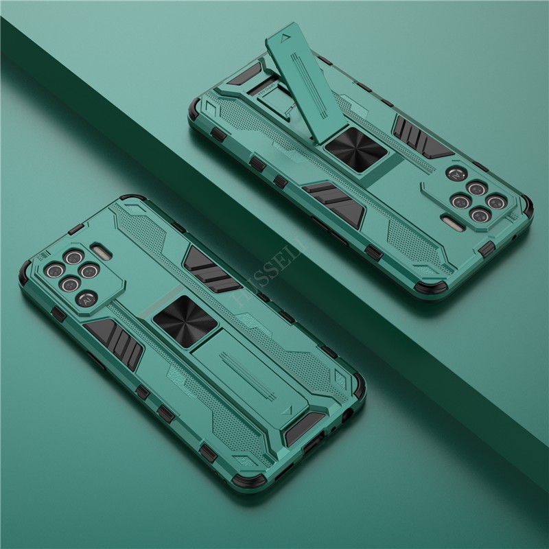 เคส OPPO A94 พลาสติกแบบแข็ง Armor Shockproof Phone Case Back Cover OPPO A94 A 94 OPPOA94 4G กรณี ฝาครอบ