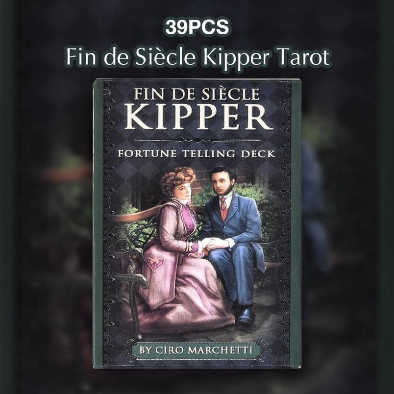 การ์ดเกมภาษาอังกฤษ Fin De Siecle Kipper Oracle 39 ชิ้นสําหรับงานปาร์ตี้