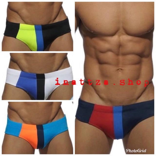 Clearance Sale ! <พร้อมส่ง>กางเกงว่ายน้ำชาย (men swim wear)