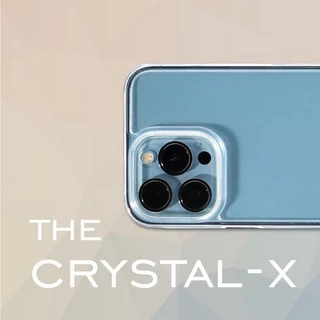 (รุ่นกันรอยขีดข่วน)เคสใสCrystal - X เคส Whale Indeed กระจกใสกัน Lv.3 กันเลนส์กล้องสูงพิเศษ 2.2 mm