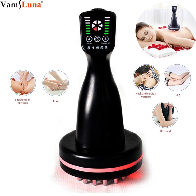 1Infrared body detoxification massage comb with micro-current Meridian Scraping UMUW