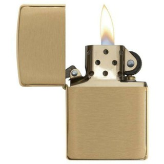 Zippo Classic Brushed Finish🇺🇸 ของแท้ (รับประกันตลอดชีวิต) มีของพร้อมส่ง