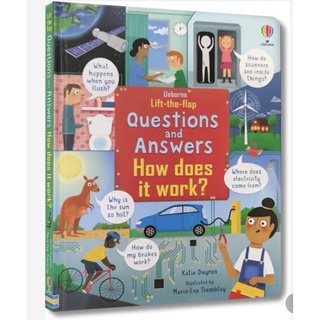 หนังสือ Usborne ภาษาอังกฤษ Lift-the-Flap Questions and Answers How Does it Work? (EST)