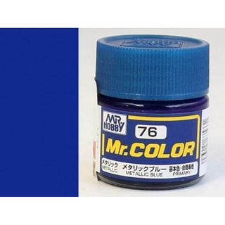 สีสูตรทินเนอร์ Mr.Color C76 METALLIC BLUE