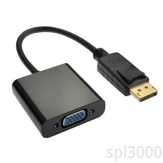 DisplayPort Display Port DP to VGA Adapter Cable Male to Female Converter PC Computer Laptop HDTV Projector