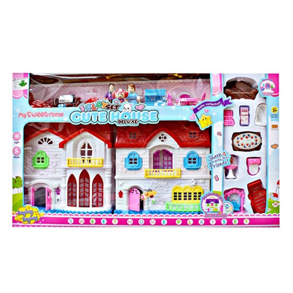 Toy's Mart House castle set doll house with furnitures