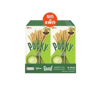 ป๊อกกี้ มิลค์กี้ มัทฉะ Pocky Milky Matcha 39g x 10