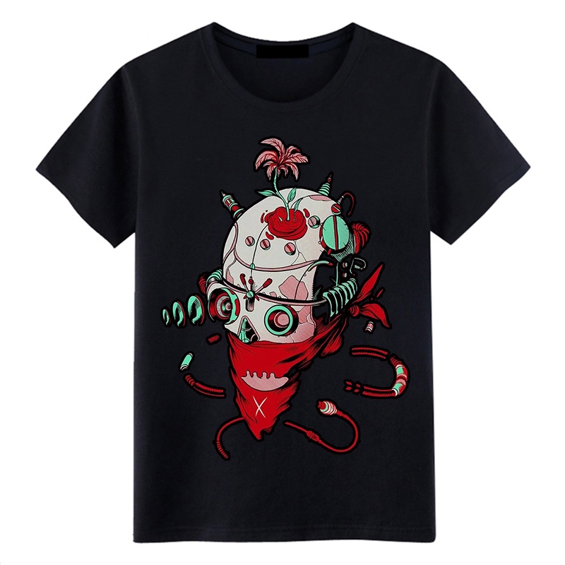 เสื้อยืดผ้าฝ้ายพิมพ์ลายแฟชั่น   Sport 【NEW】Power 7 shop อเวนเจอร์ส เสื้อยืด Avengers การ์ตูนลิขสิทธิ