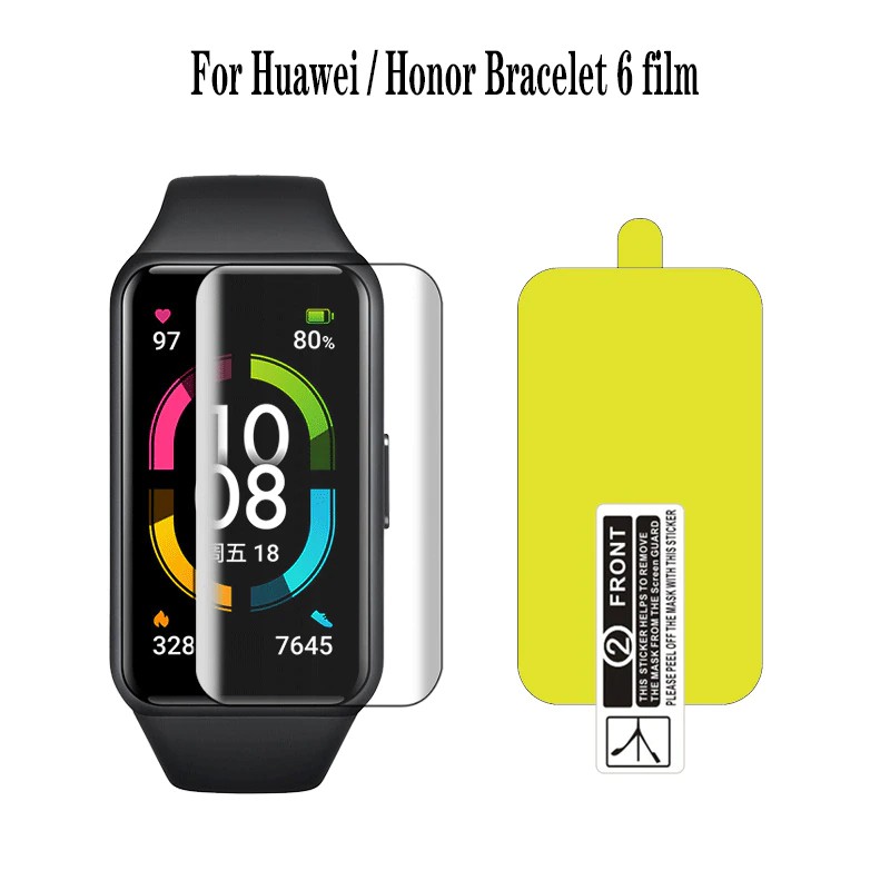 ฟิล์มกันรอยหน้าจอสําหรับ Huawei Band 6 Smart Watch TPU ฟิล์ม ฟิล์มกันรอย Huawei Band 6 / band6