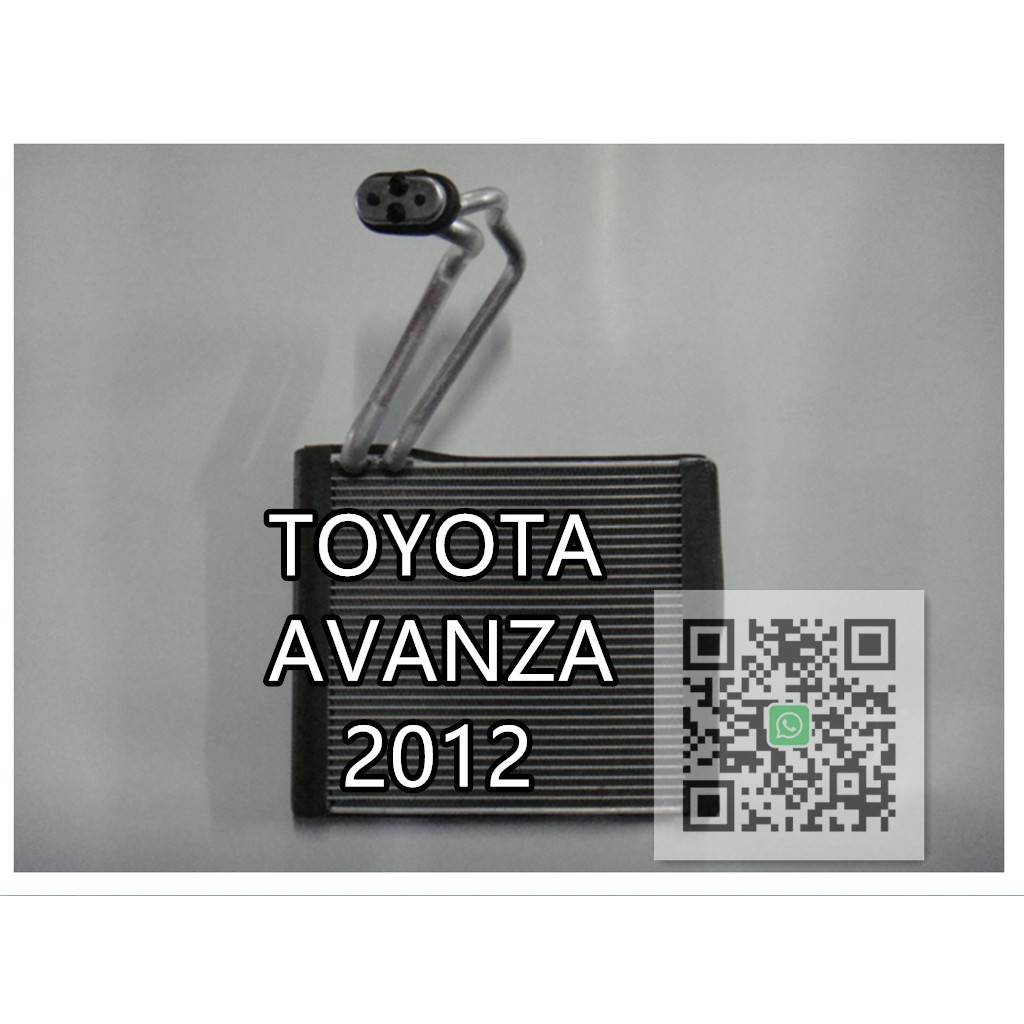 TOYOTA AVANZA 2012 COOLING COIL