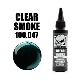 Skull Color 047 Clear Smoke สีสูตร Acrylic ผสมสำเร็จสำหรับแอร์บรัช ขนาด 60ml.