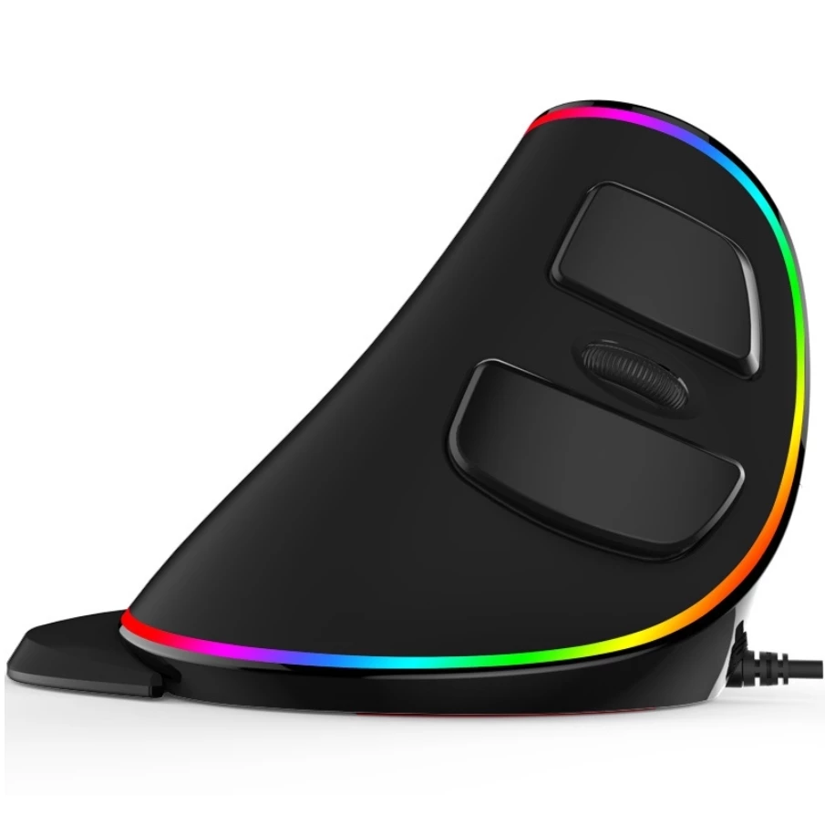 Delux เมาส์แนวตั้ง M618 PLUS Phantom RGB thumbnail 4