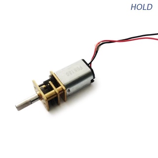 Hold N20 Dc12V มอเตอร์เกียร์โลหะ ขนาดเล็ก ลดความเร็ว Cw/Ccw ไมโครมอเตอร์ สําหรับเครื่องยนต์ของเล่น Diy ทนต่อแรงกระแทก เสียงรบกวนต่ํา