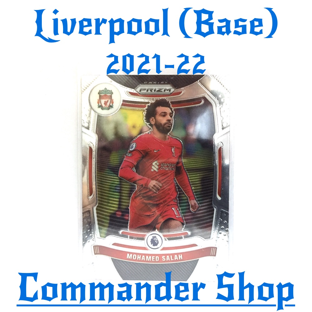 Liverpool (Base) 2021-22 Prizm Premier League (EPL) การ์ดฟุตบอล จาก Panini