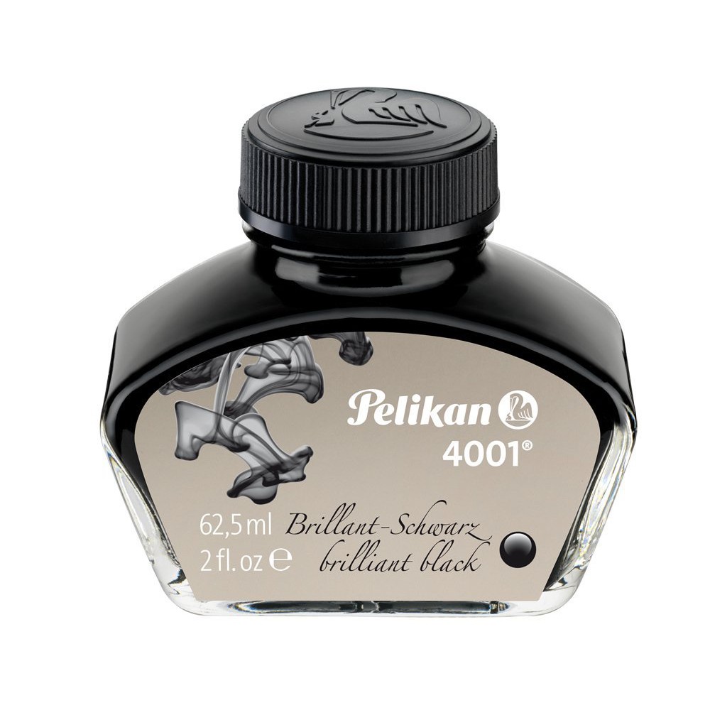 น้ำหมึกปากกา Pelikan 4001 brilliant black