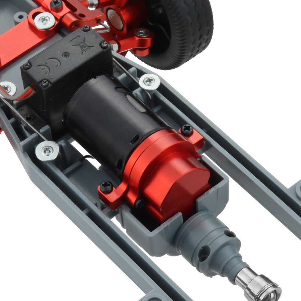 Wpl D12 เกียร์เกียร์โลหะพร้อมมอเตอร์แปรง 370 องศาสําหรับ Wpl D12 1/10 Off-Road Vehicle Rc Truck Upgr