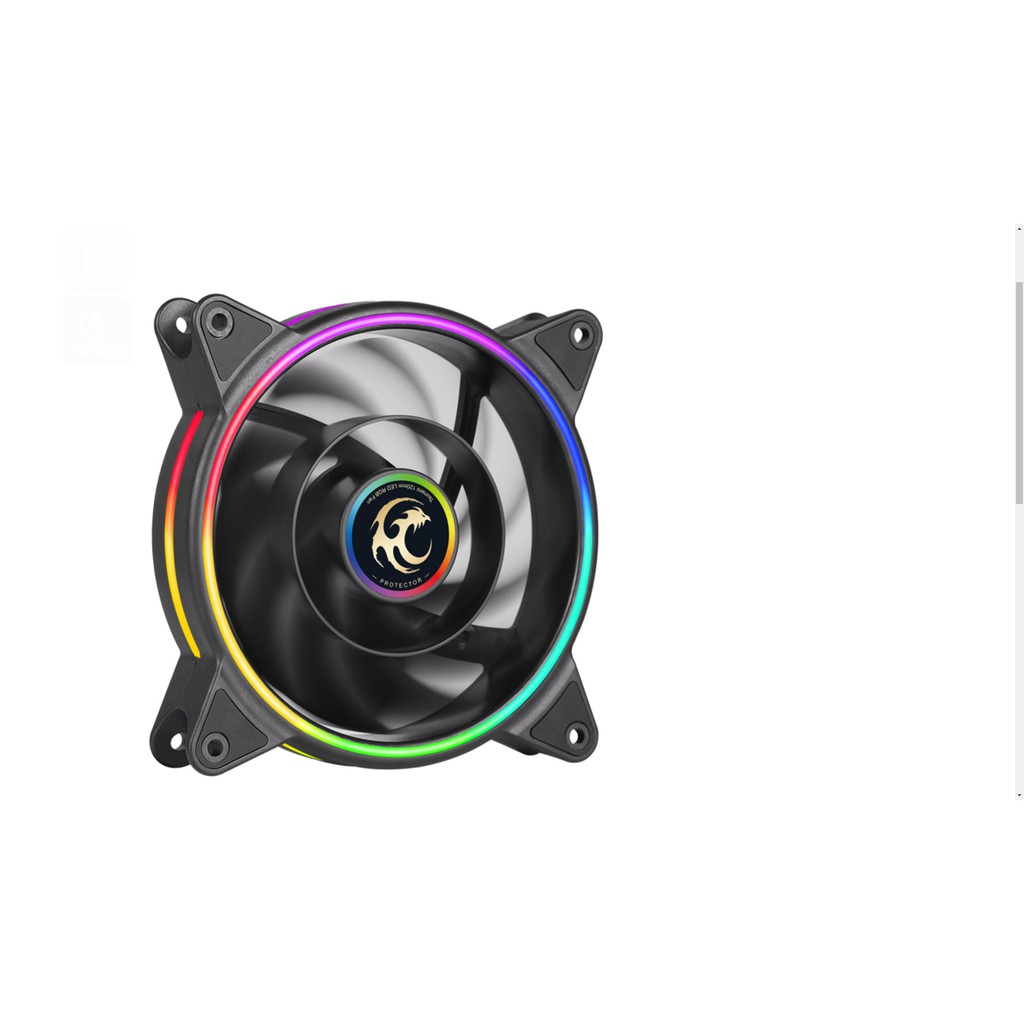 พัดลมระบายความร้อน TSUNAMI 1250 ARGB 12 cm.(Black) + Remote (Pack3) #4