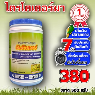 อินดิวเซอร์ ไตรโคเดอร์ม่า (Tricoderma Harzianum ssp.) 500 กรัม ยาเชื้อชีวภัณฑ์ สารชีวภาพ ป้องกัน